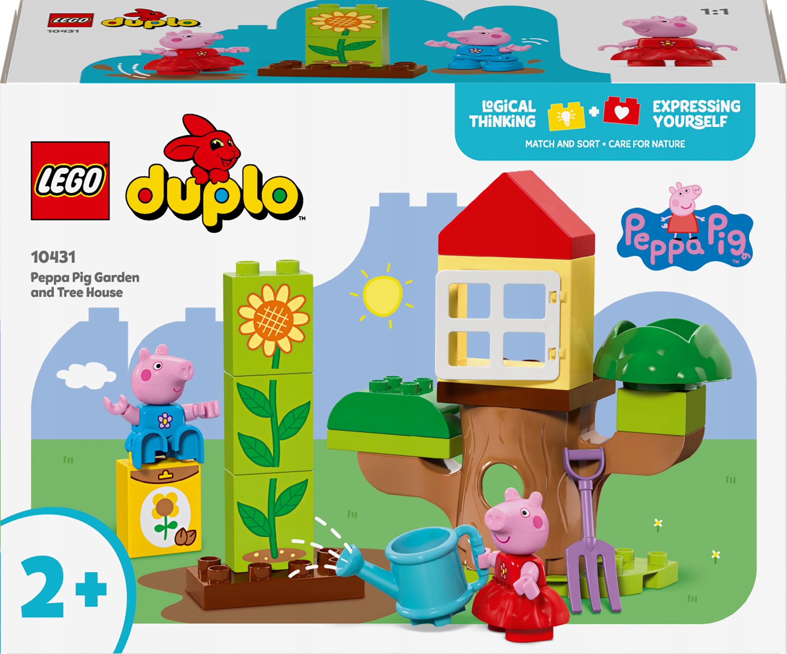 LEGO Duplo 10431 DUPLO 10431 Prasiatko Peppa – Záhrada a domček na strome